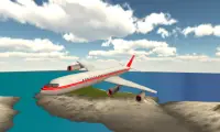 lalat pesawat simulasi 3D 2015 Screen Shot 1