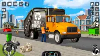 Trash Truck Games Simulator 3D Screen Shot 4