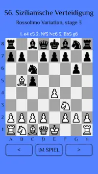 Schachspiel-3: Sizilianische Verteidigung Screen Shot 1