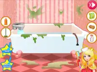 स्नान राजकुमारी खेलों सफाई Screen Shot 4