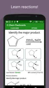 Organic Chemistry Flashcards Screen Shot 0