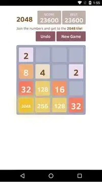 Classic 2048 puzzle game Screen Shot 3