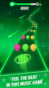 Color Road Ball Dancing Game Screen Shot 2