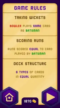 CCG - Cricket Card Game Screen Shot 2