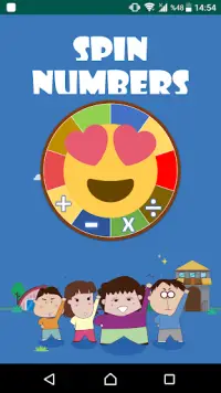 Kids Math - Spin Numbers Screen Shot 1