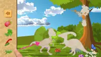 Permainan puzzle dinosaurus - game edukasi Screen Shot 1