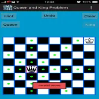 Chess Queen and King Problem Screen Shot 5