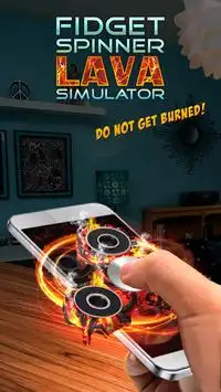 Fidget Spinner Lava Simulator Screen Shot 2