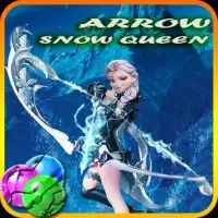 Arrow Snow Queen Bubble Shooter Screen Shot 1