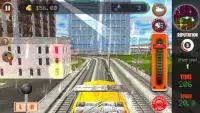 रेल गाडी सिम्युलेटर खेल, सिटी ट्रेन, ट्रेन ड्राइव Screen Shot 4