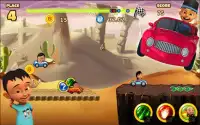 Upin and Pin Balap Mobil Screen Shot 5