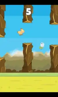 Flappy बकरी Screen Shot 2