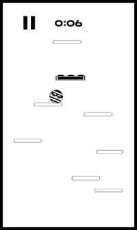 Black and White - Minimalist Endless Runner Game! Screen Shot 4