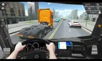 Racing em caminhão Screen Shot 0