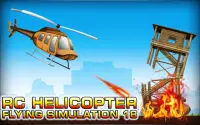 Hélicoptère Simulateur : RC Hélicoptères Jeux 2018 Screen Shot 1
