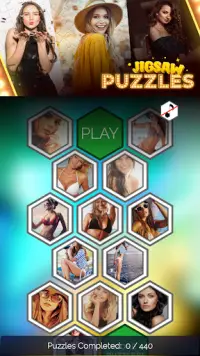 Beautiful Women Puzzle Games Adults 18 Screen Shot 0
