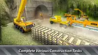 Simulador de construção de túnel ferroviário Screen Shot 9
