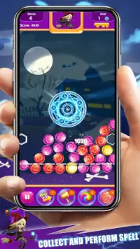 WITCHBALL – MAGIC WITCH BUBBLE POP MATCH 3 PUZZLE Screen Shot 3