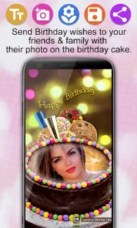 Name On Birthday Cake & Photo Screen Shot 7