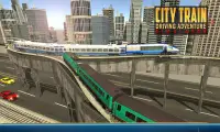 सिटी ट्रेन ड्राइविंग साहसिक स Screen Shot 3