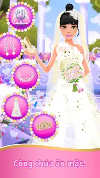 Trò chơi đám cưới: Công chúa ăn mặc Screen Shot 1