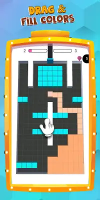 Color Blocks Fill | block puzzle | coloring games Screen Shot 7