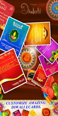 Diwali Celebration eCard Maker Screen Shot 1