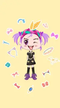 Chibi Cute Doll: Создатель аватаров Screen Shot 3
