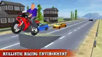 Highway Moto Bike Racing Free Screen Shot 4