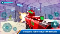 Jogo de terrorista: Robot guerra jogos de arma Screen Shot 1