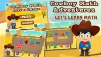 Cowboy Preschool Math Games Screen Shot 0