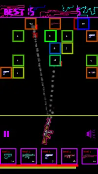 Gun Crash - Brick Breaking Game Screen Shot 1