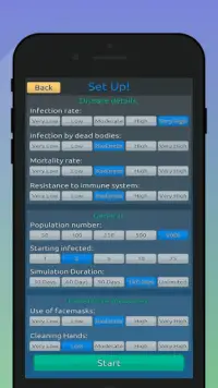 Disease Simulator - OutBreak Screen Shot 1