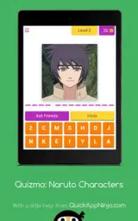 Quizmo: Naruto Characters Screen Shot 20