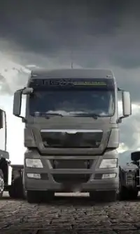 Пазл с грузовиками MAN TGX Screen Shot 1