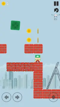 Builder: Don't Let me Fall: Futuristic Platformer Screen Shot 0