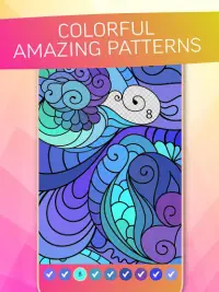 Antistress Coloring By Numbers For Adults Screen Shot 2