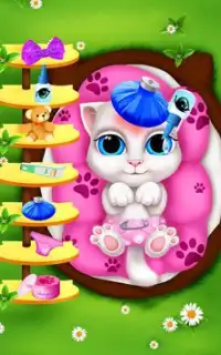 Kitty Mommy Angel's New Baby Screen Shot 8