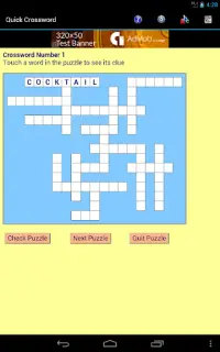 Quick Crossword Screen Shot 7