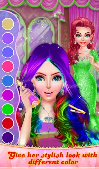 Wedding Princess Hair Design Dressup makeup Game Screen Shot 1