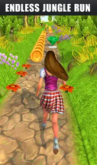 Princess Jungle Runner: Subway Run Rush Game 2020 Screen Shot 5