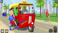 Rickshaw Driving Tourist Game Screen Shot 0