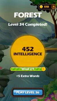 New Word Game with Ranking Screen Shot 2