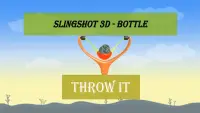 Slingshot 3D - [3D bottle breaking game] Screen Shot 0