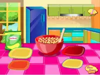 jogos de salada de cozinha Screen Shot 1