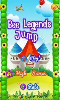 Bee Legend Jump Screen Shot 2