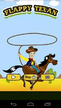 Flappy Texan-HD Screen Shot 1