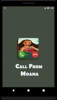 Call from Moana (Fake Call) Screen Shot 0