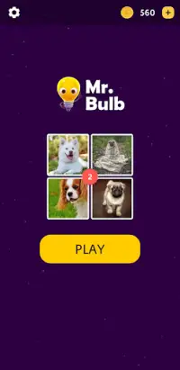 Mr. Bulb - Search Words and Guess Pics Puzzle Game Screen Shot 0