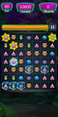 Monster Paradise - Free Match 3 Puzzle Hard Game Screen Shot 3